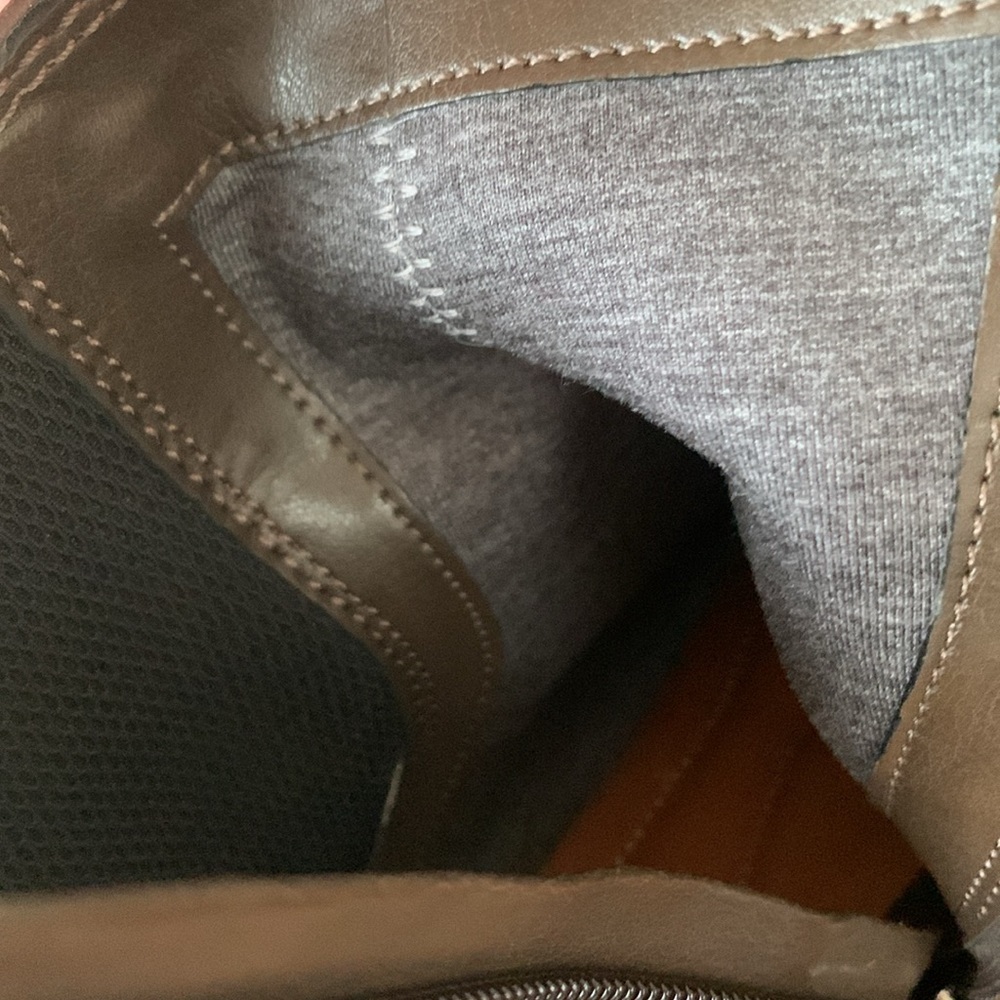 Clarks Artisan Clarene Surf Platform Boots Women’s Brown Chelsea Wedge Size 9 - Picture 10 of 12